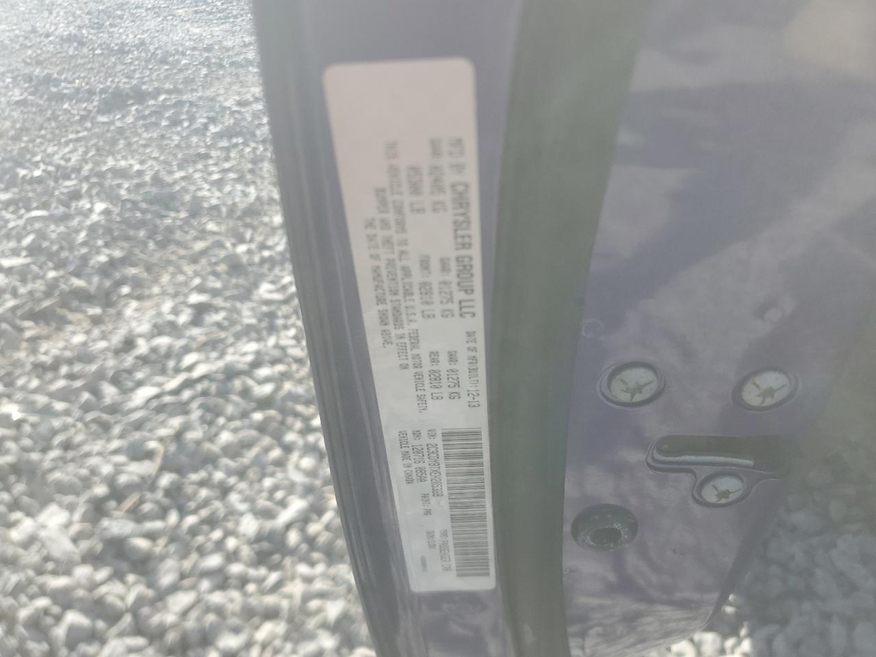 2014 Dodge Challenger VIN 2C3CDYBTXEH205369 Copart auction photo, water/flood damage thumbnail 12