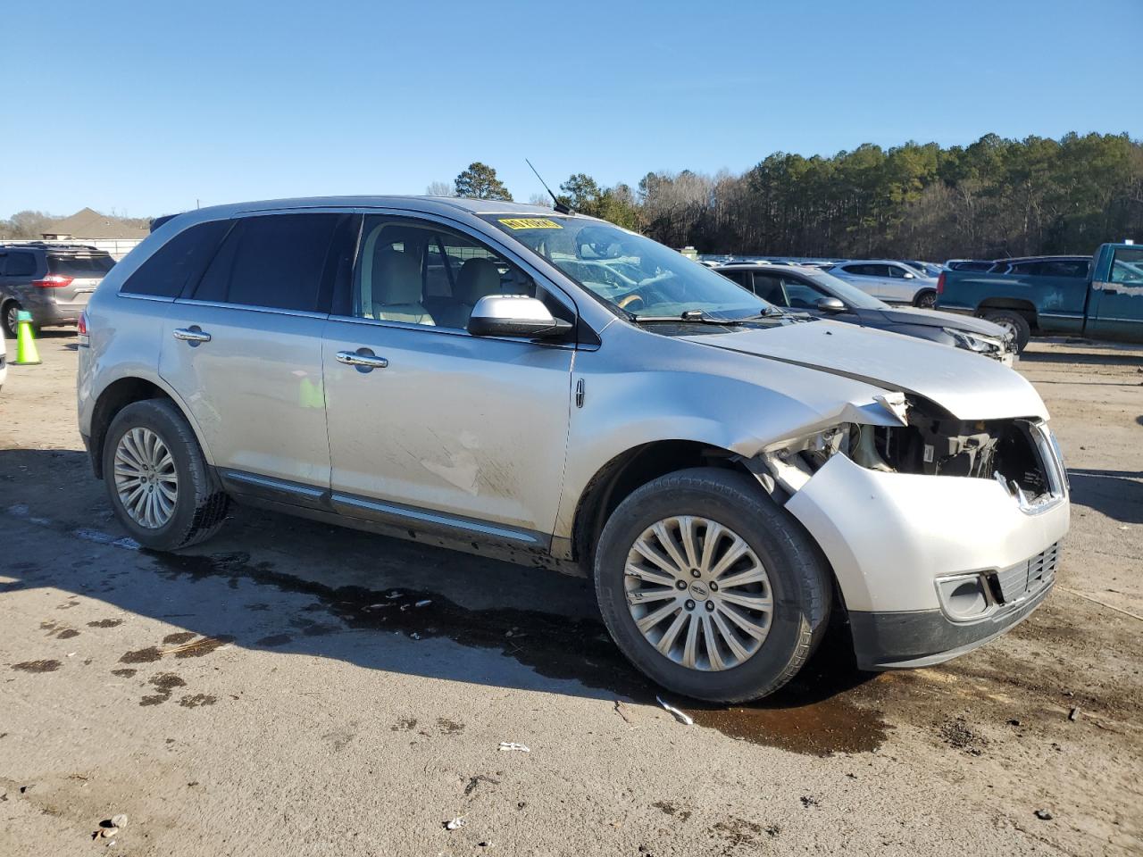 2013 Lincoln MKX VIN 2LMDJ6JK2DBL47464 Copart auction photo, front end damage thumbnail 4