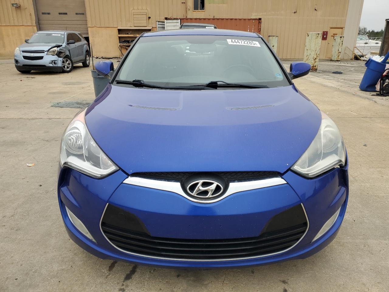 2012 Hyundai Veloster VIN KMHTC6AD8CU052798 Copart auction photo, front end / side damage thumbnail 5