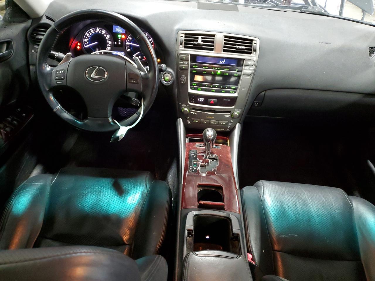 2008 Lexus IS VIN JTHBK262882077415 Copart auction photo, front end damage thumbnail 8