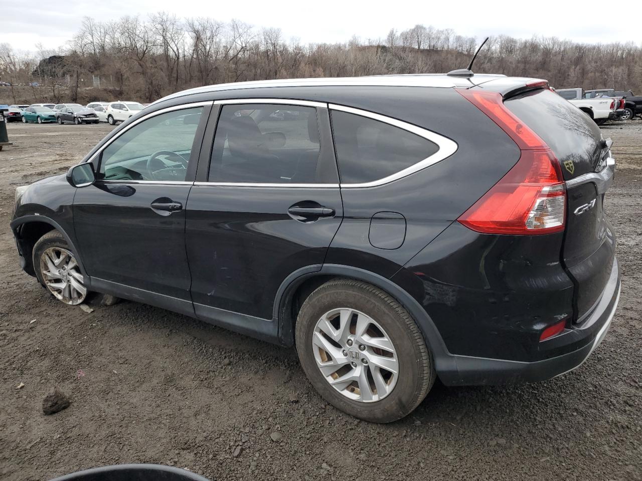 2015 Honda CR-V VIN 2HKRM4H74FH675768 Copart auction photo, all over / front end damage thumbnail 2