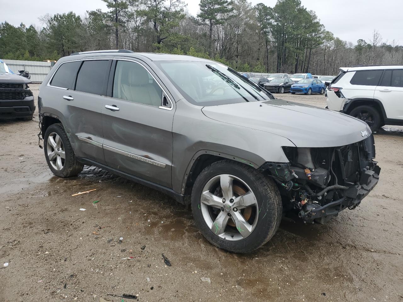 2013 Jeep Grand Cherokee VIN 1C4RJFCT7DC522416 Copart auction photo, front end damage thumbnail 4