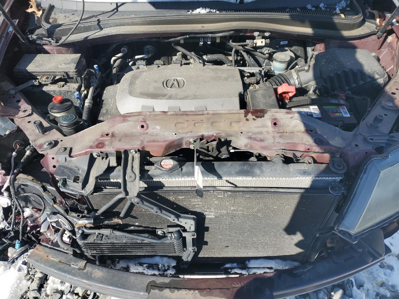 2013 Acura MDX VIN 2HNYD2H26DH506212 Copart auction photo, front end damage thumbnail 12