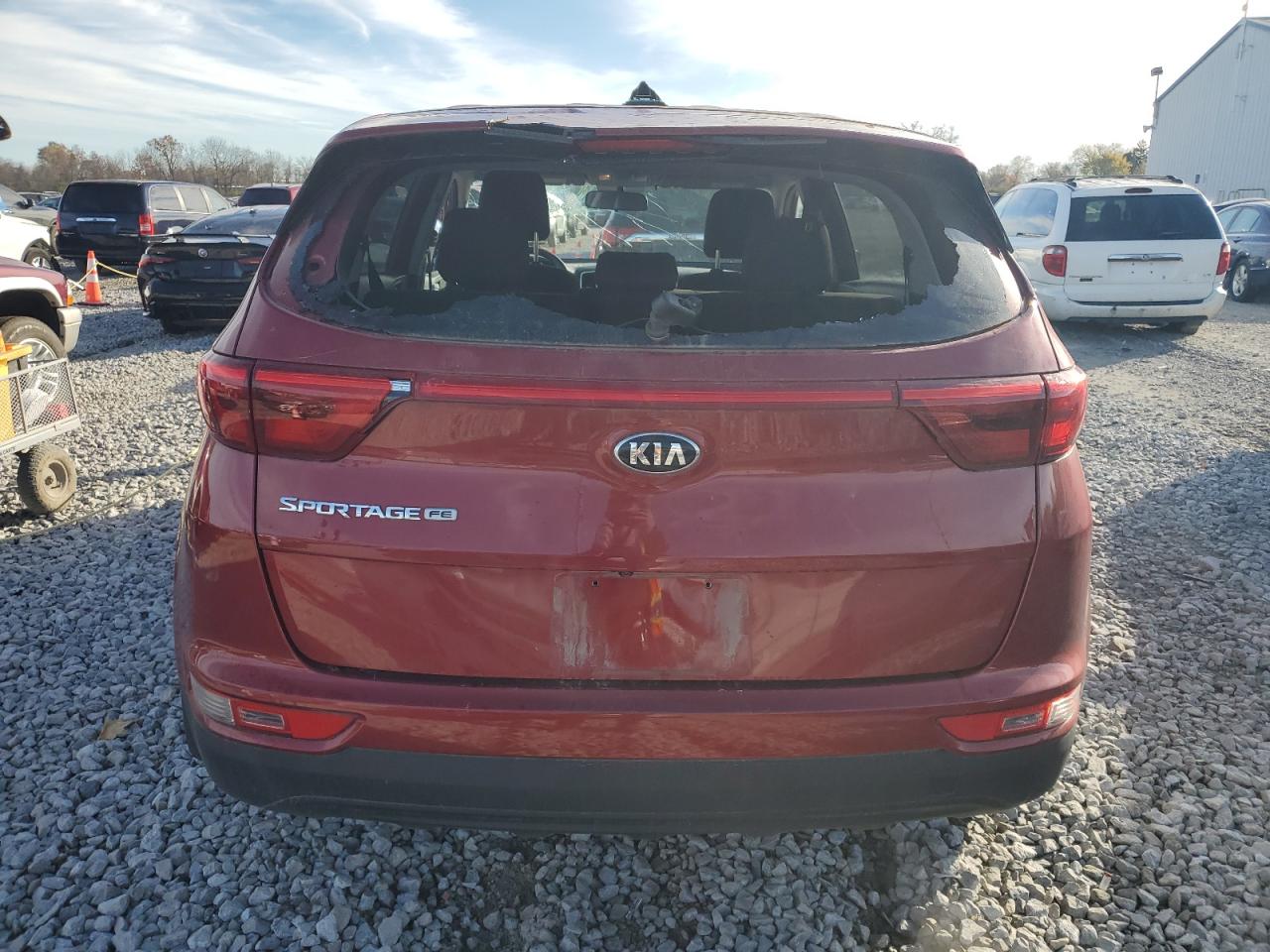 2019 KIA Sportage VIN KNDPM3AC6K7557258 Copart auction photo, all over damage thumbnail 6