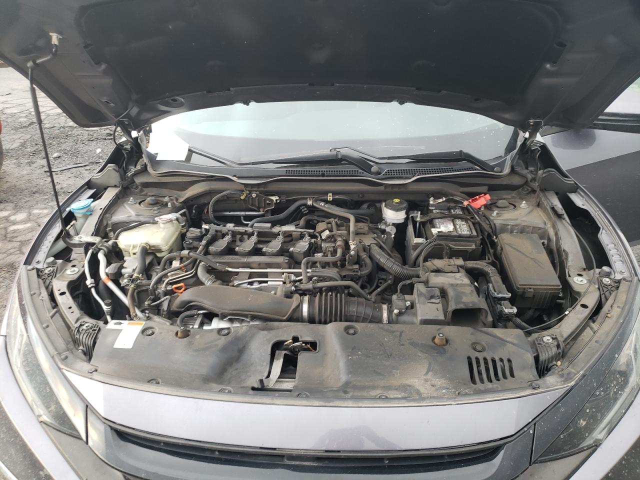 2021 Honda Civic VIN 19XFC1F79ME204837 Copart auction photo, rear end damage thumbnail 11