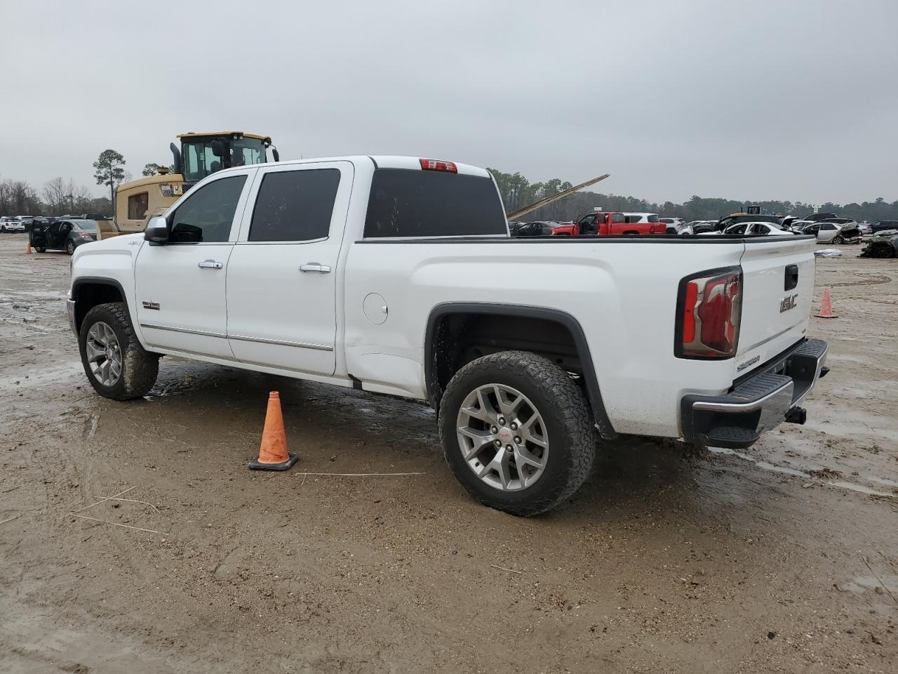 2018 GMC Sierra VIN 3GTU2NEC1JG441225 Copart auction photo, side damage thumbnail 2