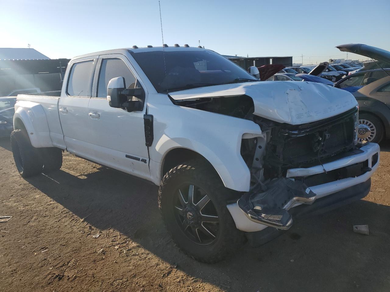 2017 Ford F350 VIN 1FT8W3DT9HEC27130 Copart auction photo, front end damage thumbnail 4
