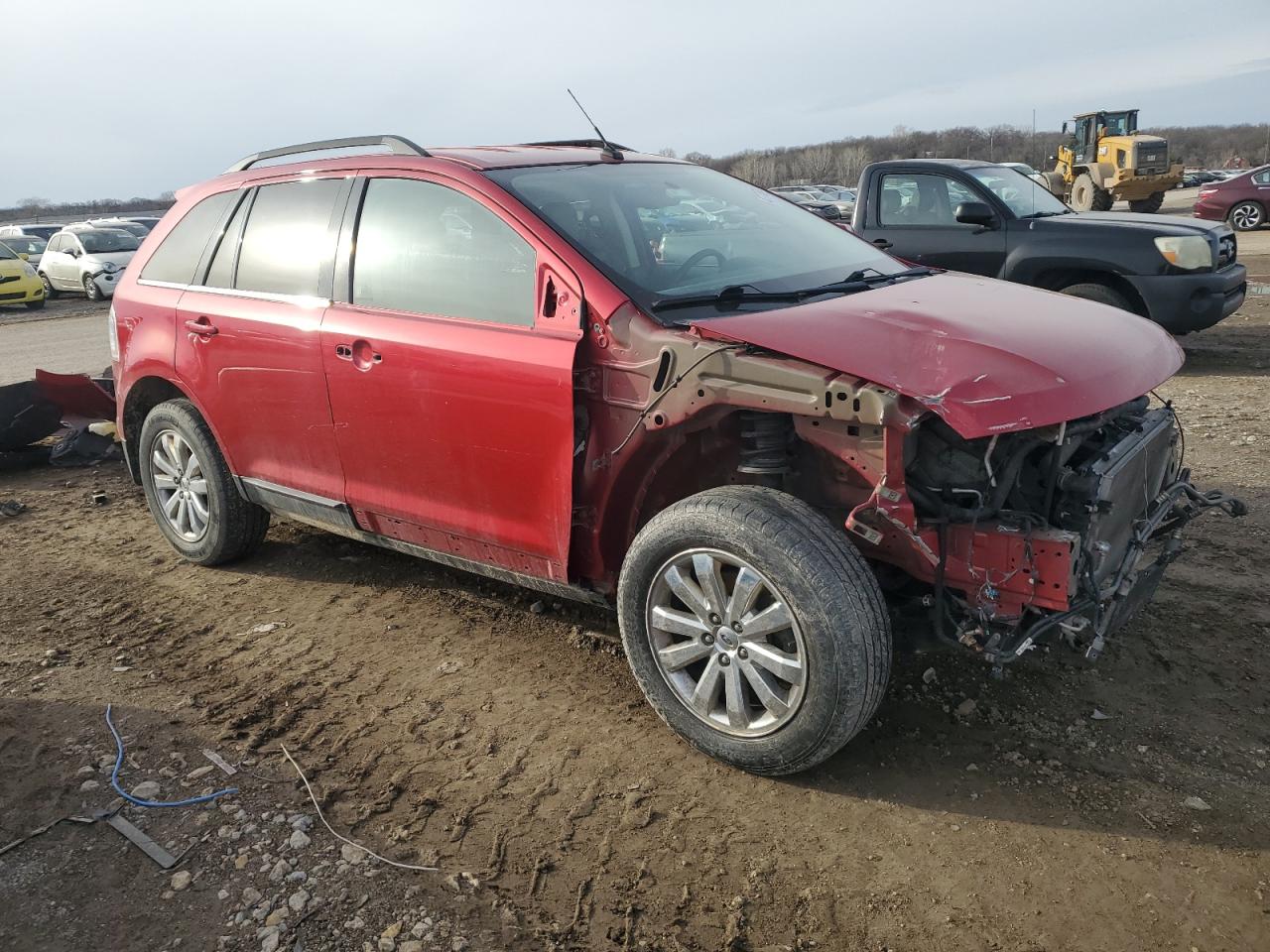 2010 Ford Edge VIN 2FMDK4KC1ABB01814 Copart auction photo, front end damage thumbnail 4