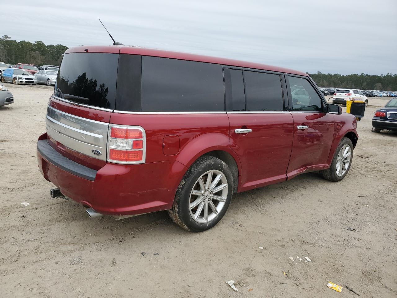 2019 Ford Flex VIN 2FMGK5D8XKBA23224 Copart auction photo, all over damage thumbnail 3