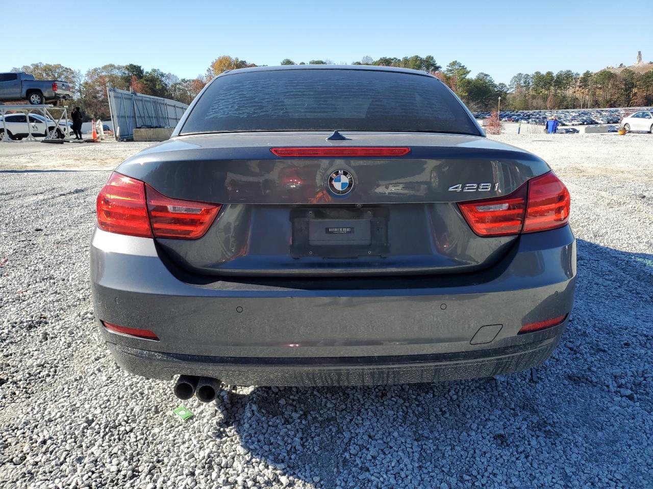 2014 BMW 4er VIN WBA3V5C53EJ968787 Copart auction photo, front end / side damage thumbnail 6