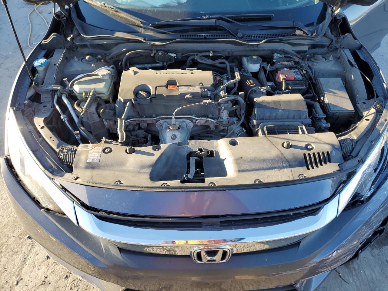 2017 Honda Civic VIN 2HGFC2F5XHH521509 Copart auction photo, front end damage thumbnail 12