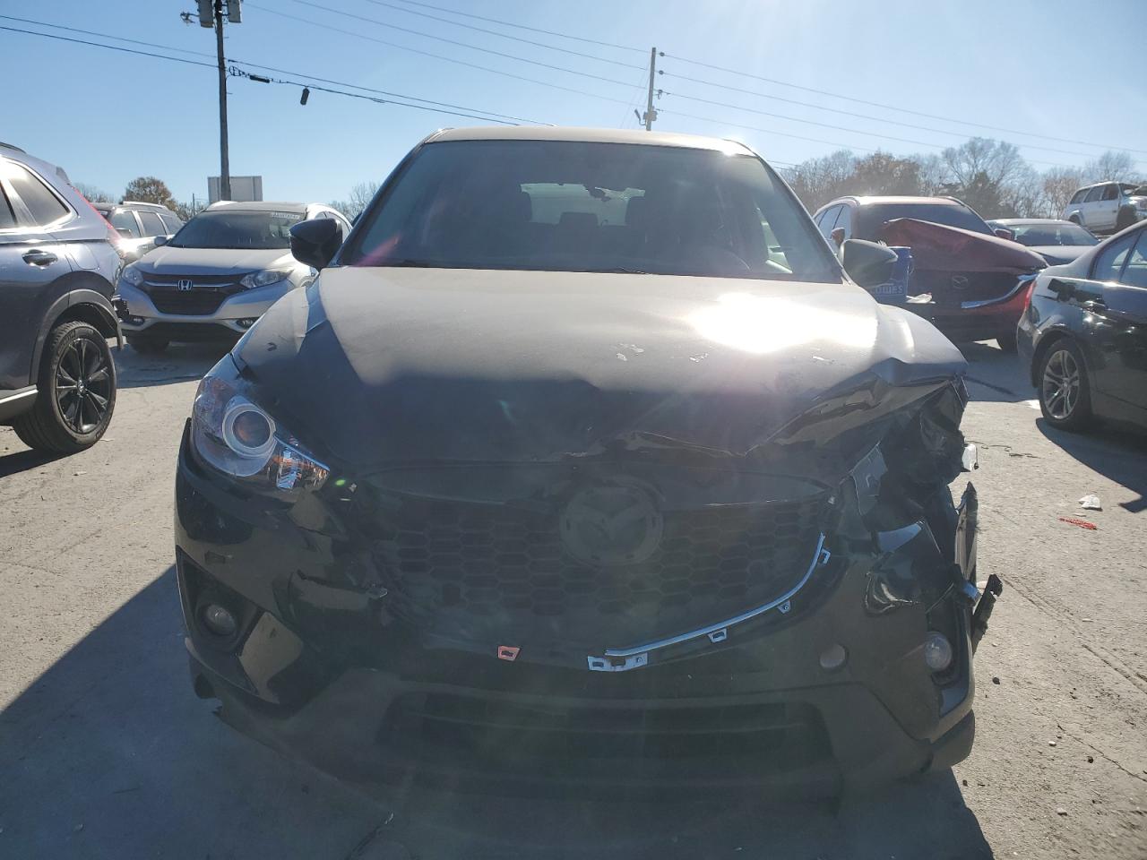 2015 Mazda CX-5 VIN JM3KE2CY8F0553745 Copart auction photo, all over damage thumbnail 5