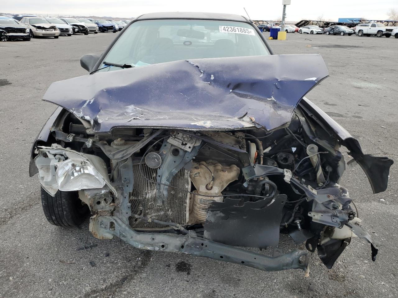 1998 Honda Civic VIN 2HGEJ6348WH114192 Copart auction photo, front end / side damage thumbnail 5
