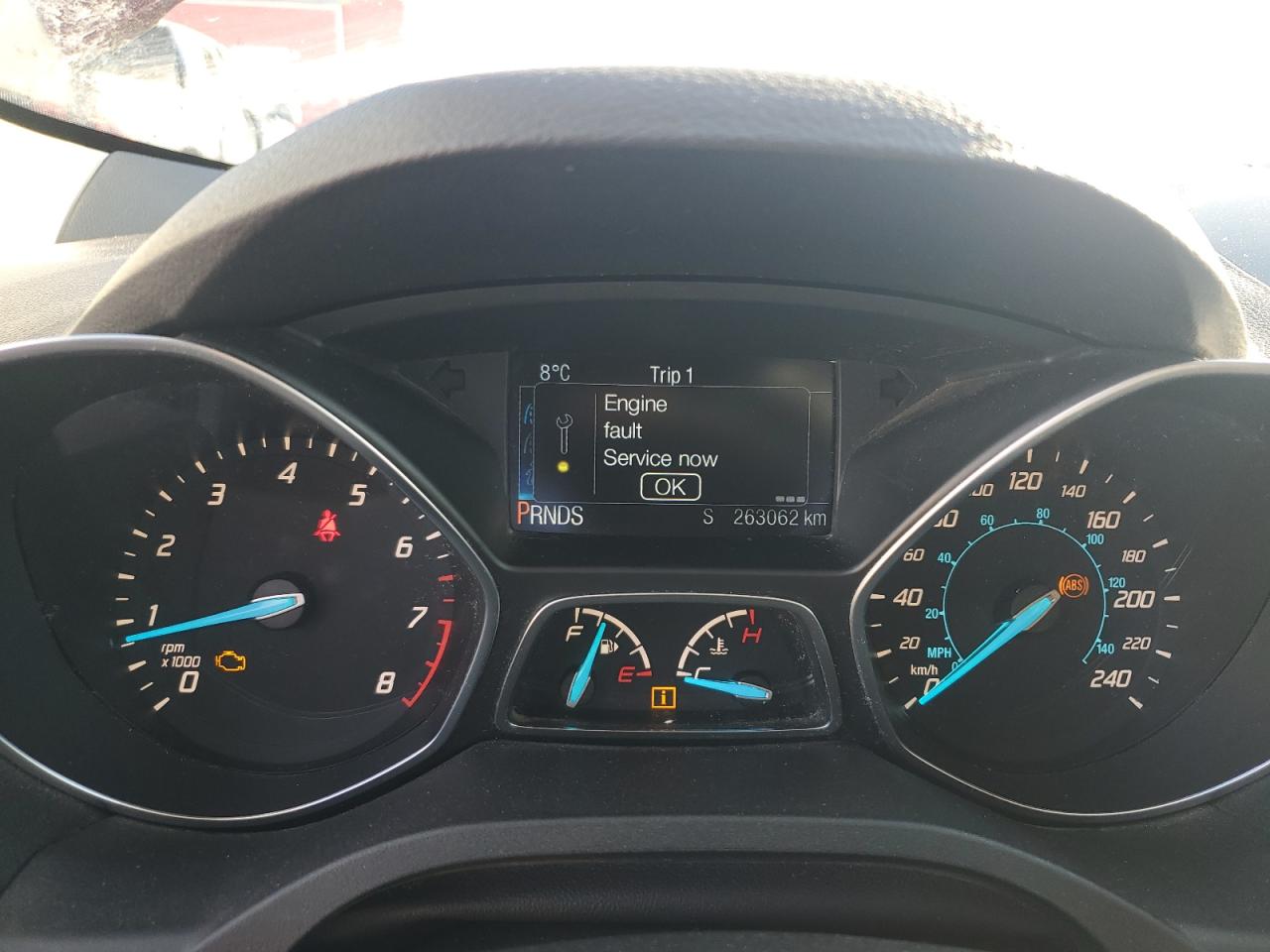 2014 Ford Escape VIN 1FMCU0GX9EUC12847 Copart auction photo, front end damage thumbnail 9