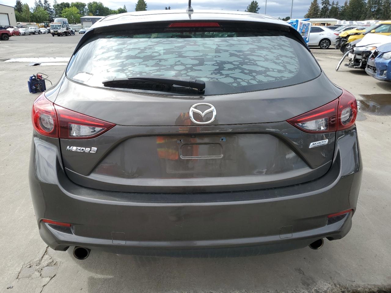 2017 Mazda 3 VIN 3MZBN1K77HM156620 Copart auction photo, front end / side damage thumbnail 6