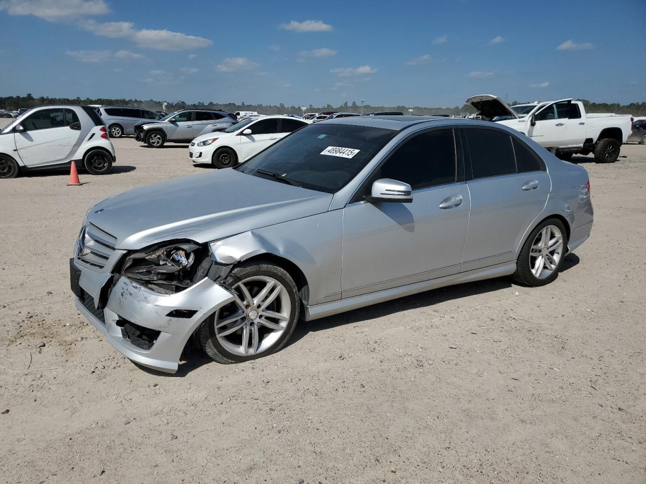 2013 Mercedes-Benz C-klasse VIN WDDGF4HBXDR296047