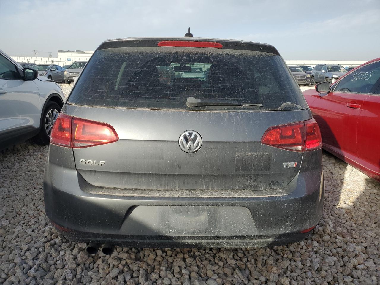 2015 Volkswagen Golf VIN 3VW217AU2FM105187 Copart auction photo, front end damage thumbnail 6