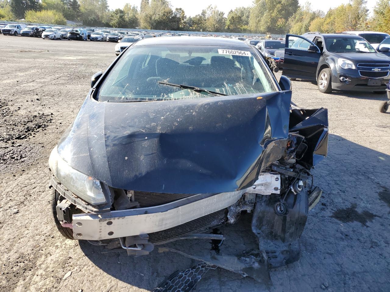 2013 Honda Civic VIN 19XFB2F58DE295008 Copart auction photo, front end / side damage thumbnail 5