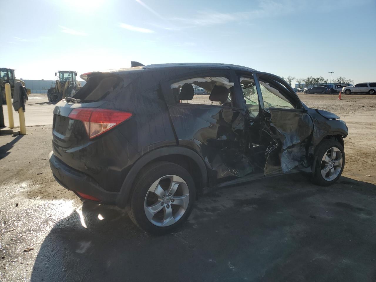 2016 Honda HR-V VIN 3CZRU5H76GM728210 Copart auction photo, all over damage thumbnail 3