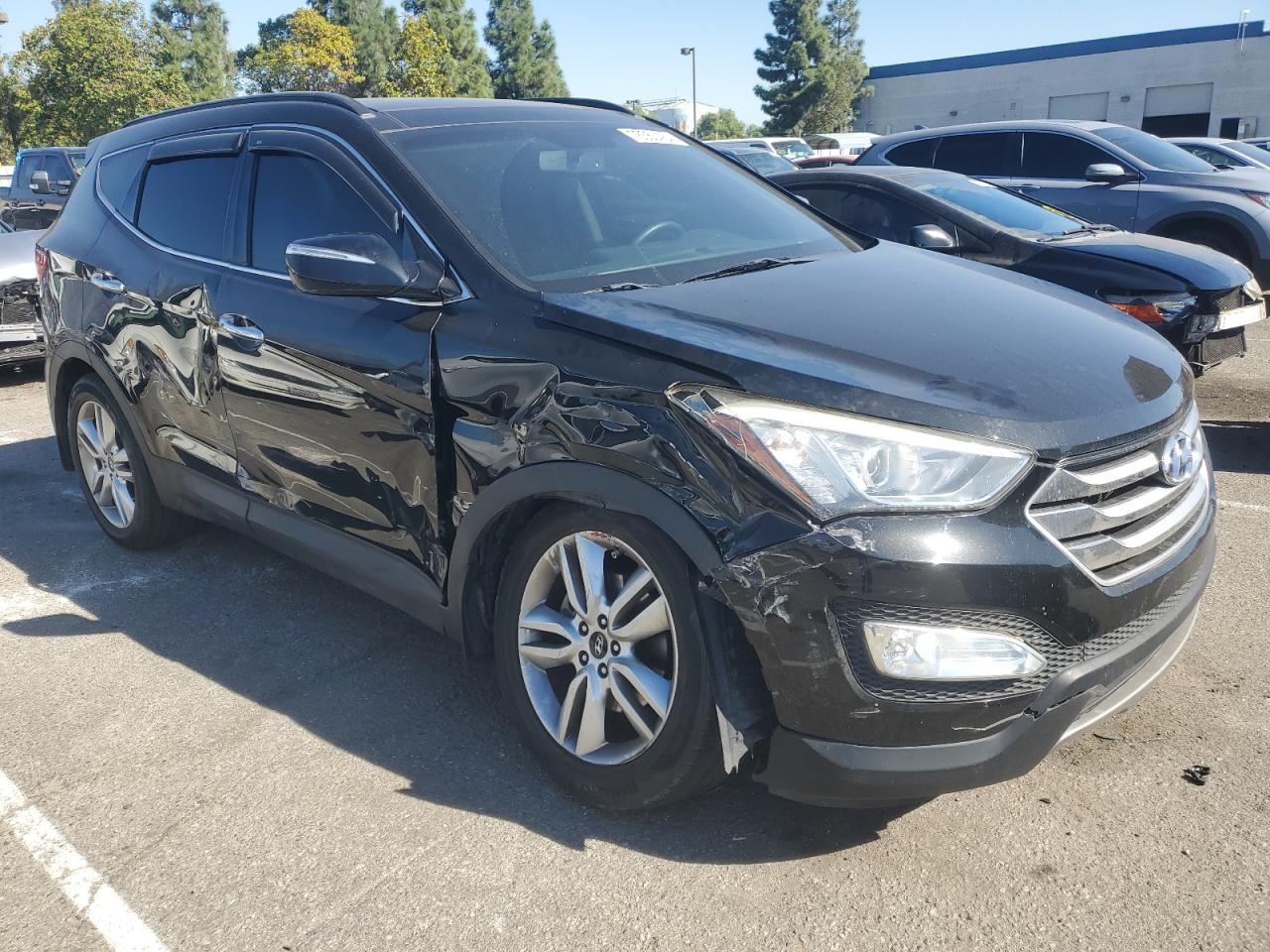 2015 Hyundai Santa Fe VIN 5XYZW4LA0FG251346 Copart auction photo, front end damage thumbnail 4
