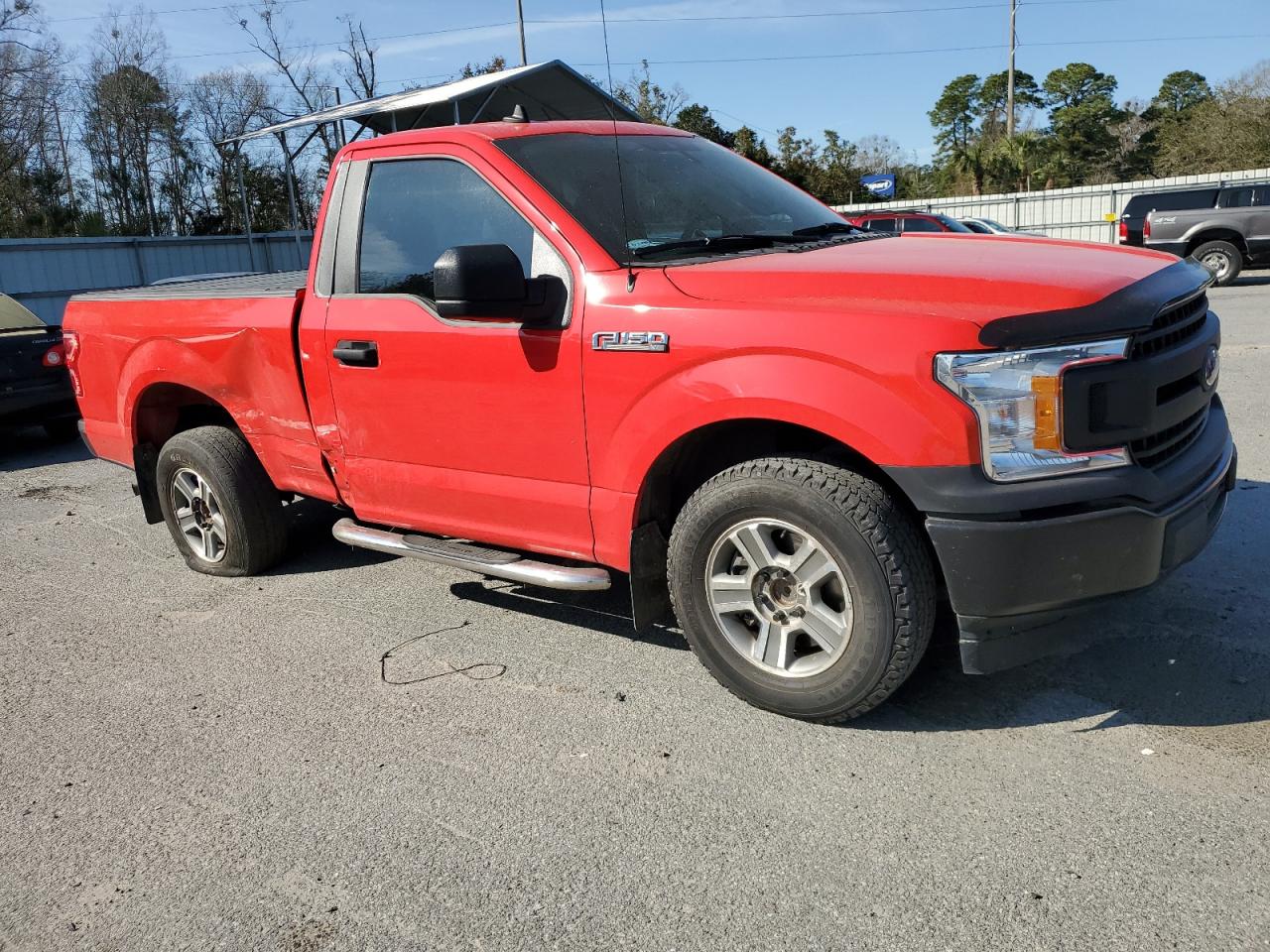 2020 Ford F-150 VIN 1FTMF1CB1LKD29804 Copart auction photo, side damage thumbnail 4