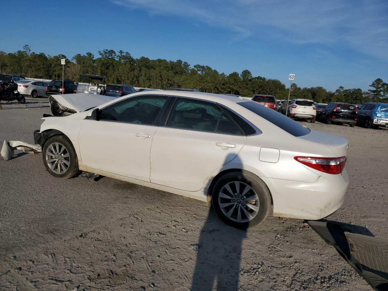 2017 Toyota Camry VIN 4T1BF1FK0HU383234 Copart auction photo, front end damage thumbnail 2