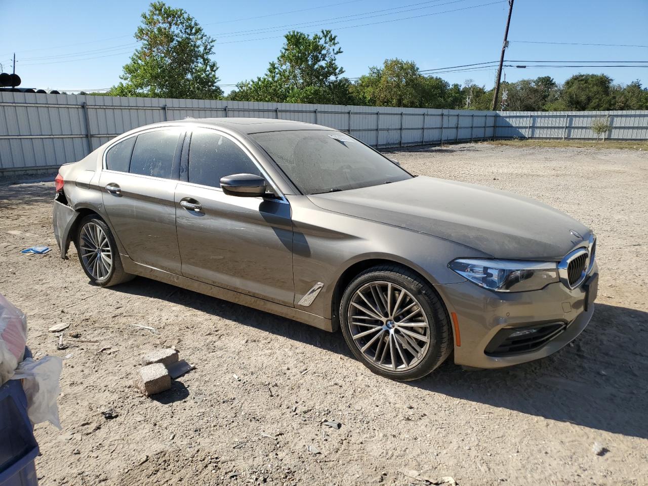 2018 BMW 5er VIN WBAJA5C50JWA37392 Copart auction photo, rear end / minor dent/scratches damage thumbnail 4