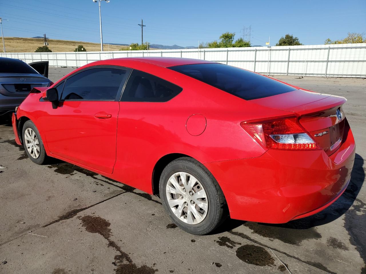 2012 Honda Civic VIN 2HGFG3B51CH567433 Copart auction photo, front end damage thumbnail 2
