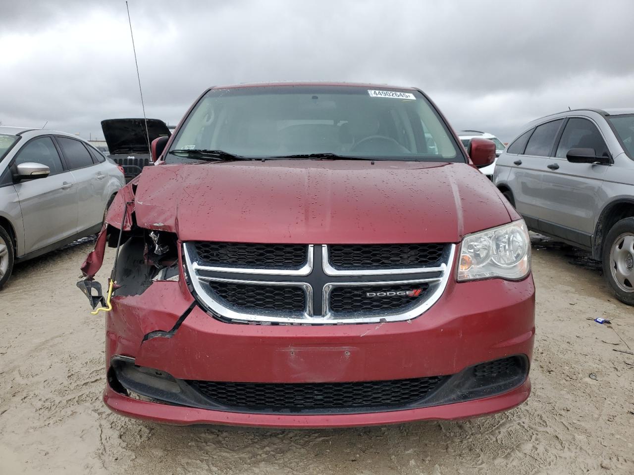 2014 Dodge Caravan VIN 2C4RDGCG7ER202313 Copart auction photo, front end / minor dent/scratches damage thumbnail 5