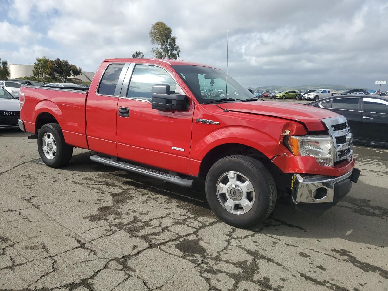 2014 Ford F-150 VIN 1FTFX1CT2EKE45188 Copart auction photo, front end damage thumbnail 4