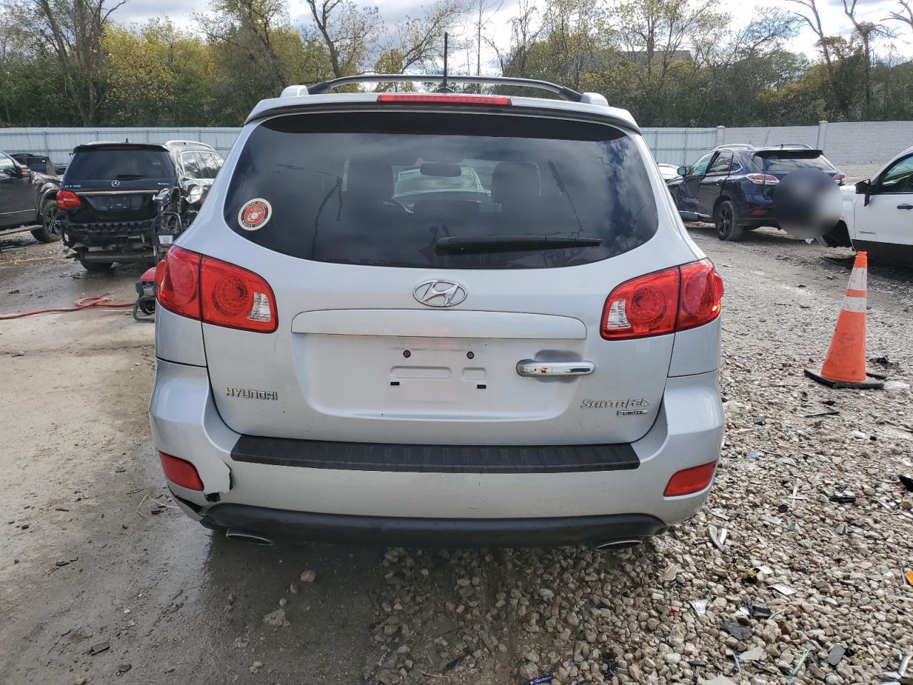 2009 Hyundai Santa Fe VIN 5NMSH13E59H268490 Copart auction photo, front end / side damage thumbnail 6