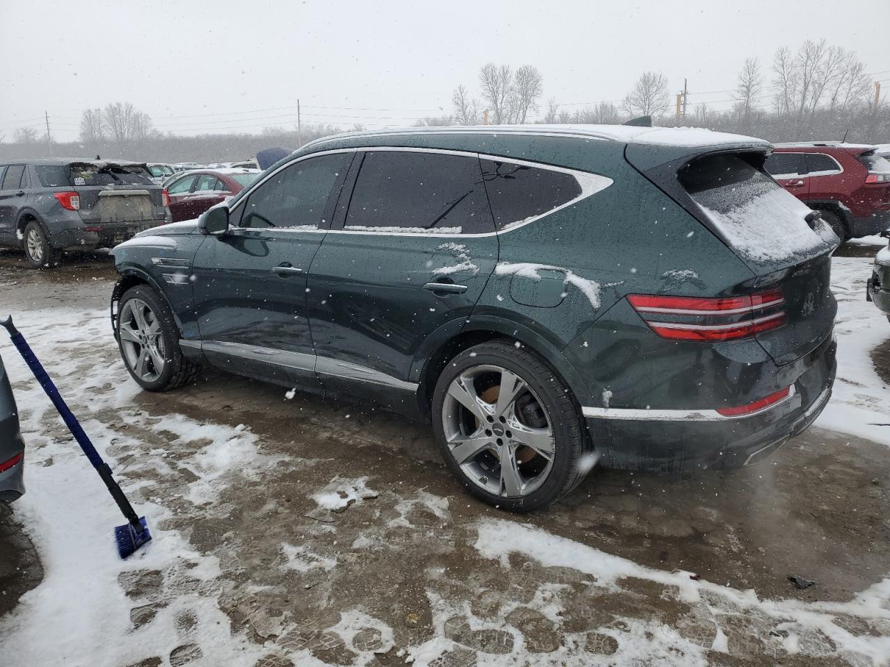 2021 Genesis Gv80 VIN KMUHCESC9MU074852 Copart auction photo, front end damage thumbnail 2