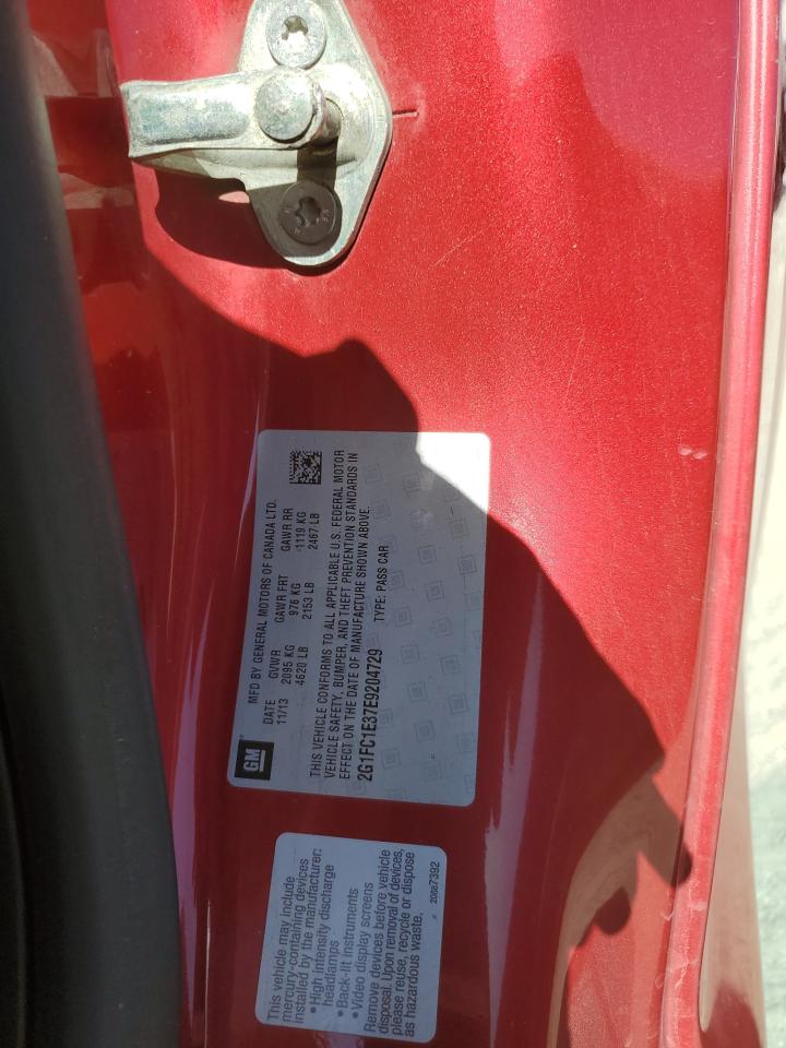 2014 Chevrolet Camaro VIN 2G1FC1E37E9204729 Copart auction photo, side damage thumbnail 13
