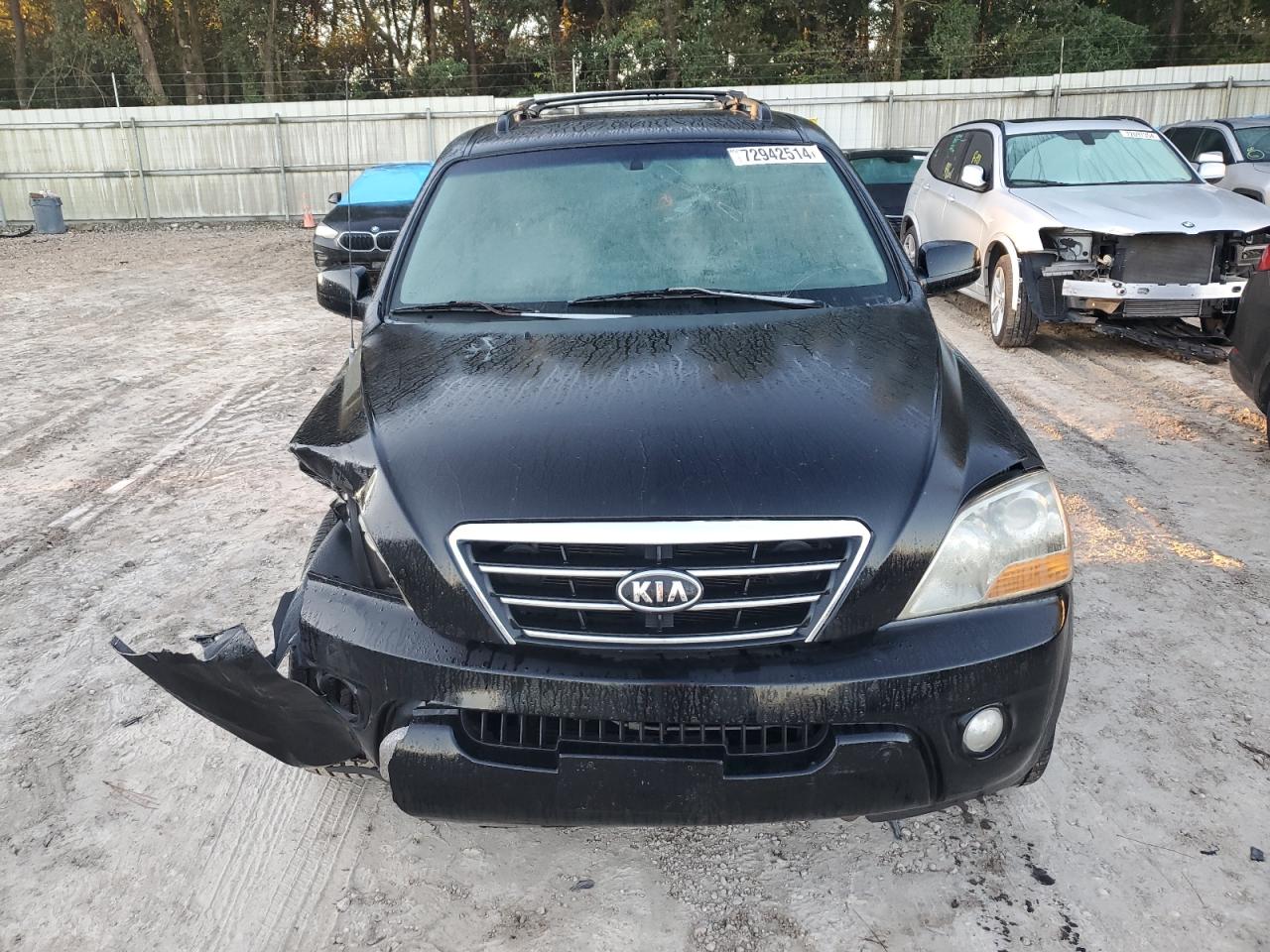 2007 KIA Sorento VIN KNDJD736875719429 Copart auction photo, front end damage thumbnail 5