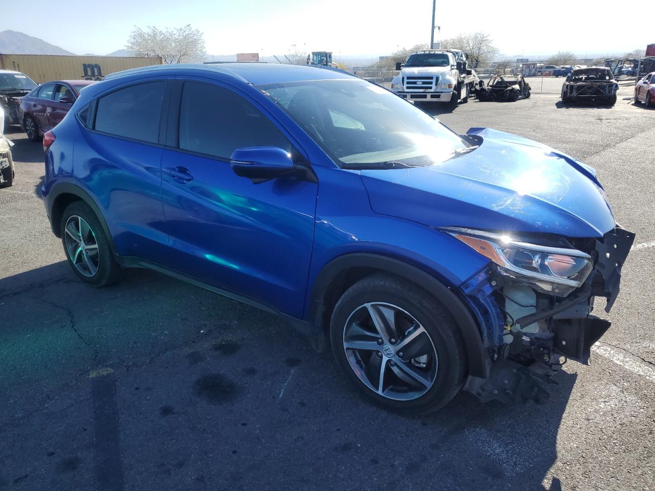 2022 Honda HR-V VIN 3CZRU5H52NM715062 Copart auction photo, front end damage thumbnail 4