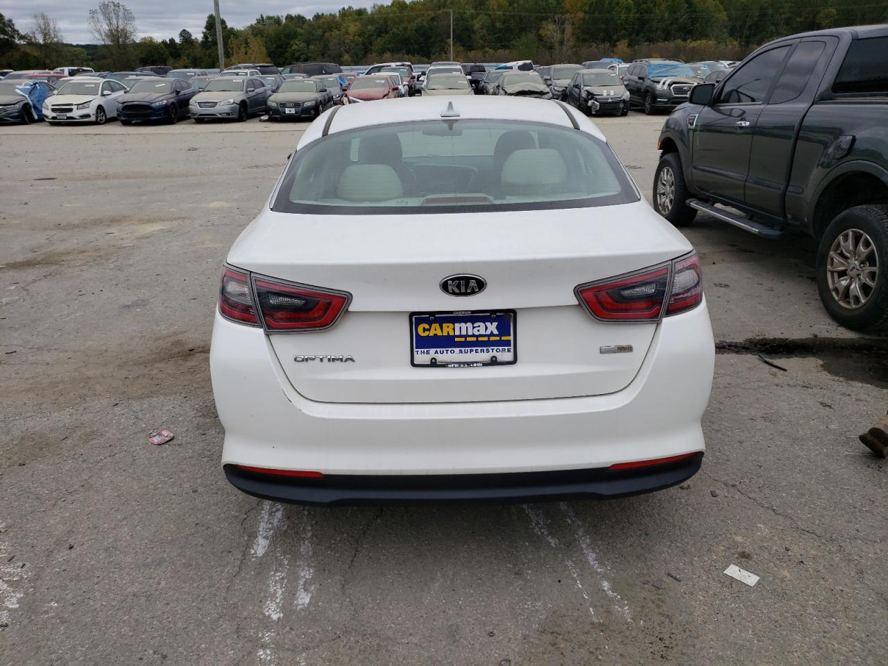 2015 KIA Optima VIN KNAGM4AD5F5087771 Copart auction photo, front end damage thumbnail 6