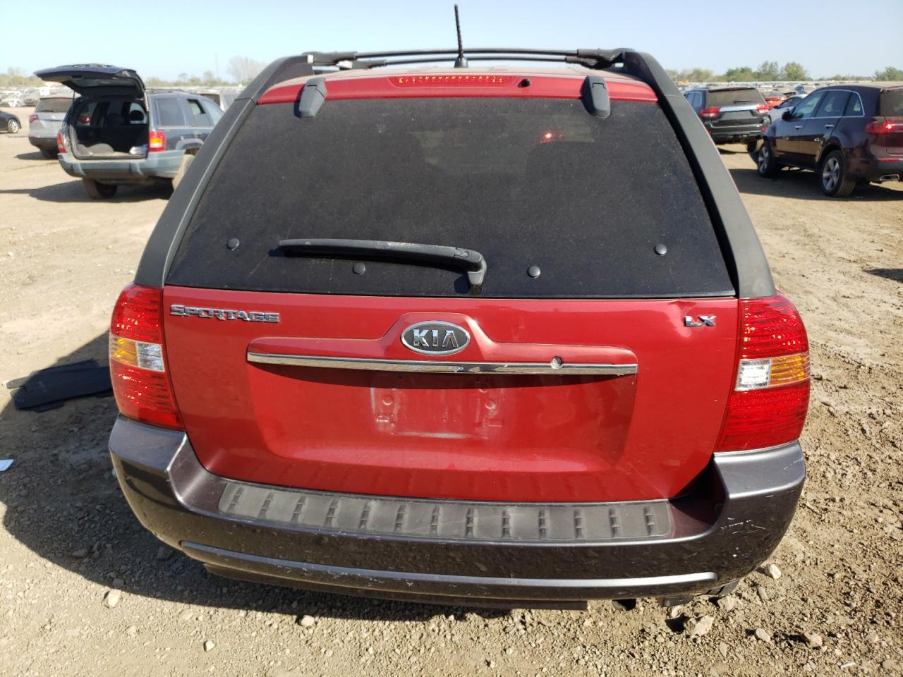 2008 KIA Sportage VIN KNDJF724487529501 Copart auction photo, front end / minor dent/scratches damage thumbnail 6