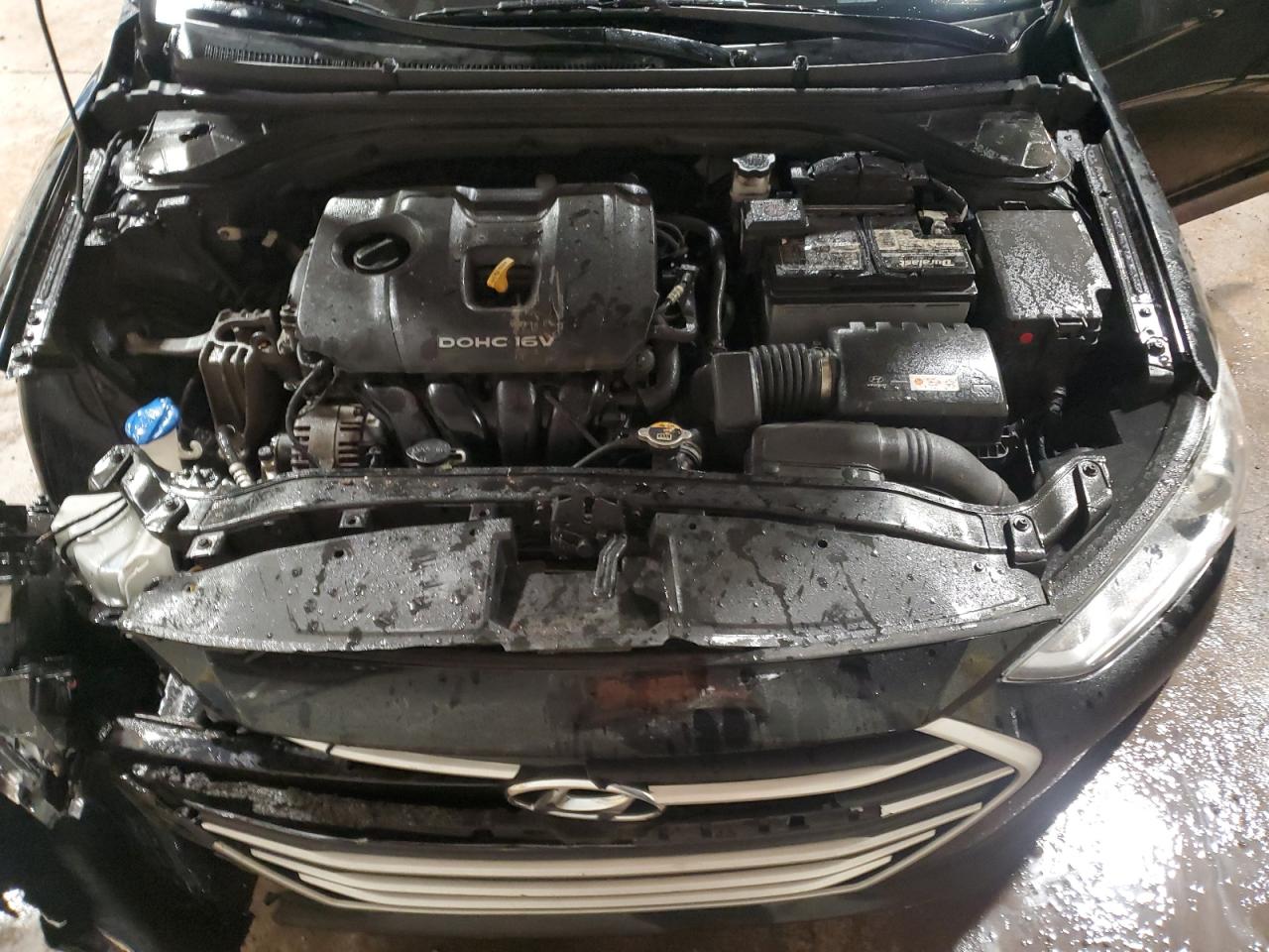 2018 Hyundai Elantra VIN 5NPD84LF5JH253904 Copart auction photo, rear end / front end damage thumbnail 11