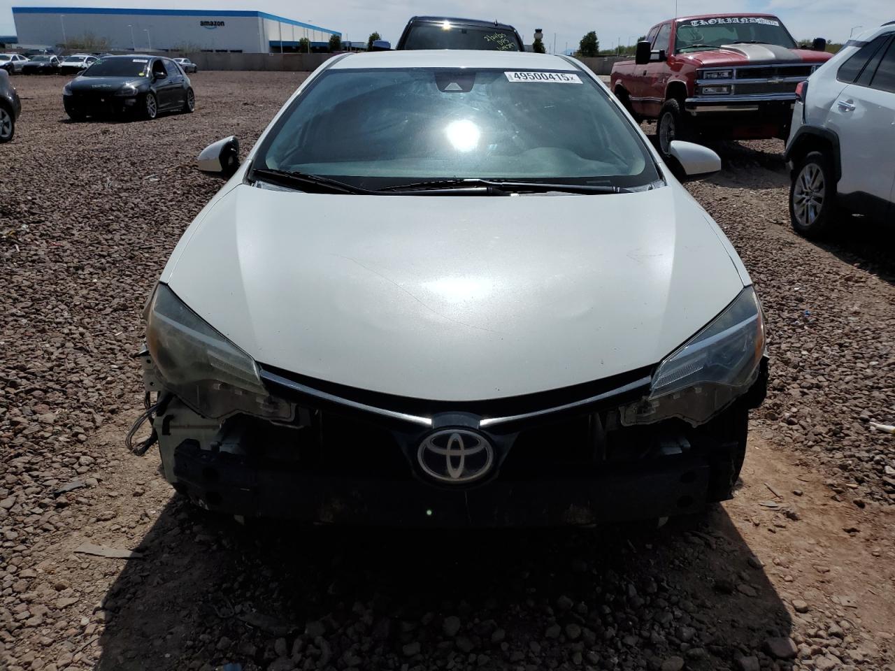2018 Toyota Corolla VIN 5YFBURHE7JP854444 Copart auction photo, vandalism / front end damage thumbnail 5