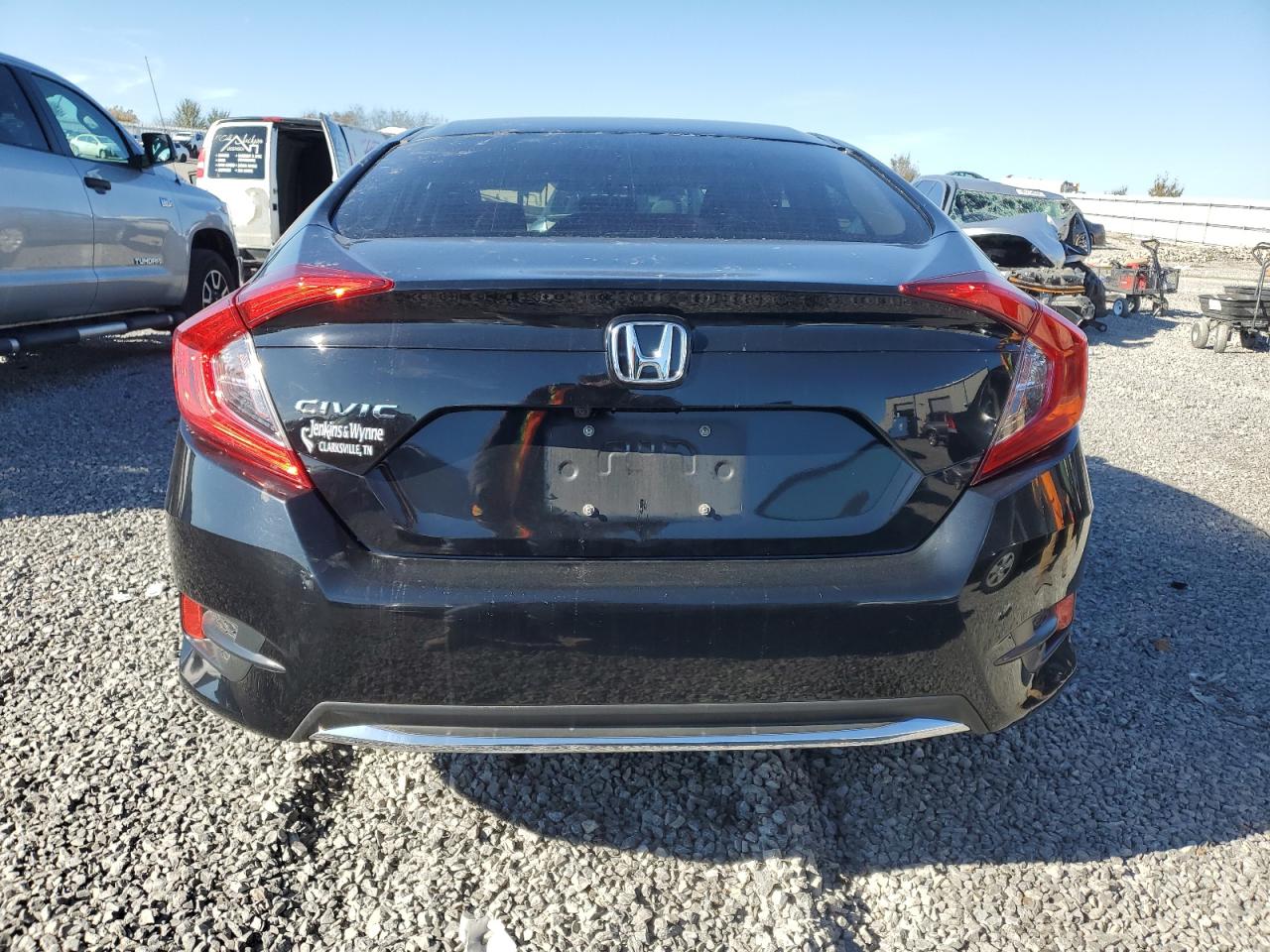 2019 Honda Civic VIN 19XFC2F63KE020777 Copart auction photo, front end / side damage thumbnail 6