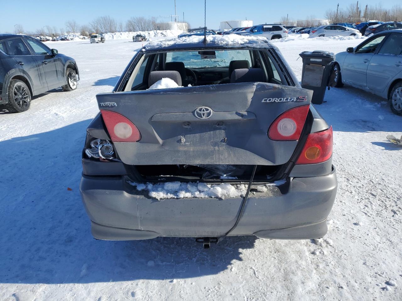 2004 Toyota Corolla VIN 2T1BR32E64C792580 Copart auction photo, rear end damage thumbnail 6