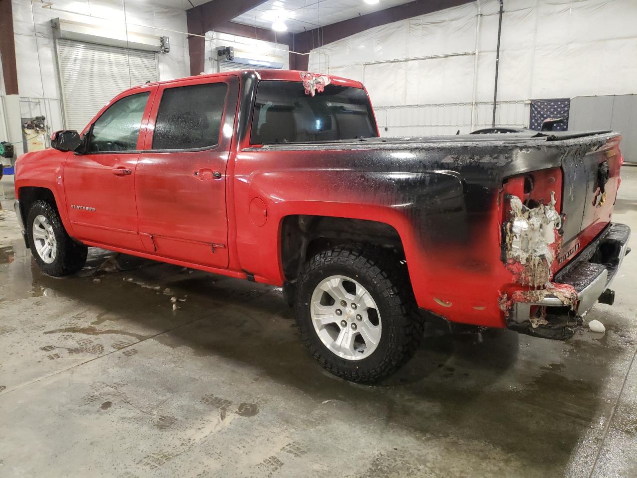 2016 Chevrolet Silverado VIN 3GCUKREC0GG230307 Copart auction photo, burn / side damage thumbnail 2