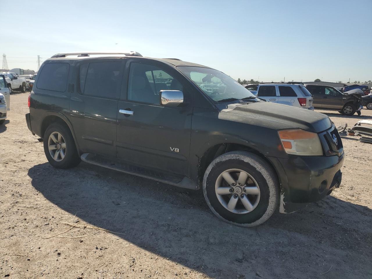 2009 Nissan Armada VIN 5N1BA08D09N607461 Copart auction photo, minor dent/scratches / side damage thumbnail 4