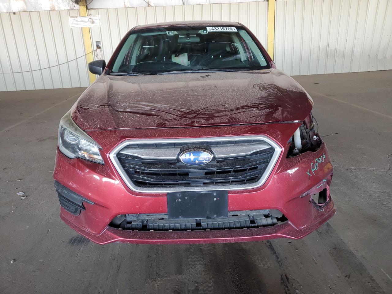 2019 Subaru Legacy VIN 4S3BNAB66K3032681 Copart auction photo, all over damage thumbnail 5
