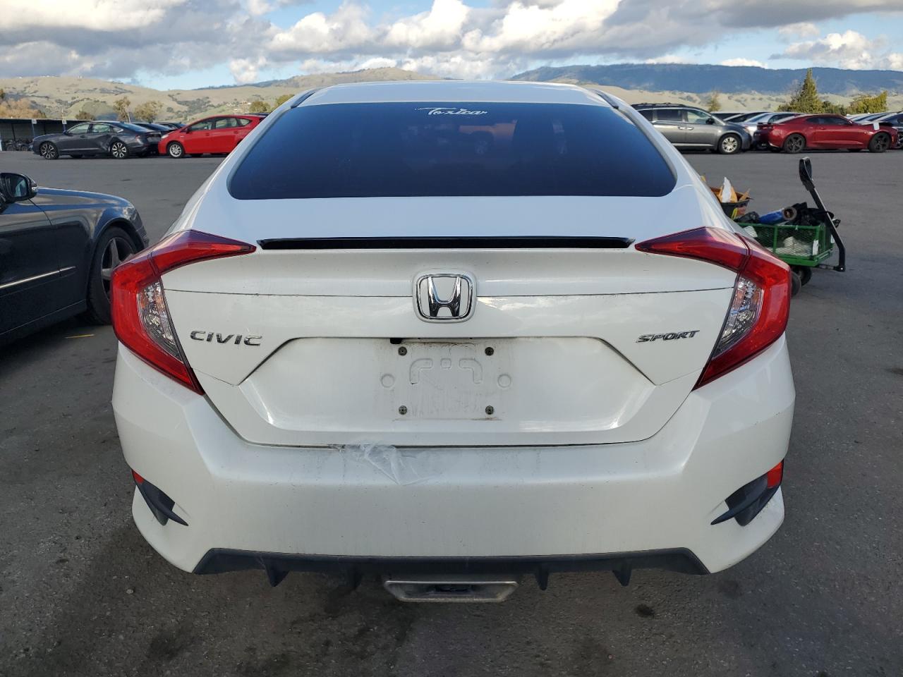 2021 Honda Civic VIN 2HGFC2F80MH507204 Copart auction photo, side / undercarriage damage thumbnail 6