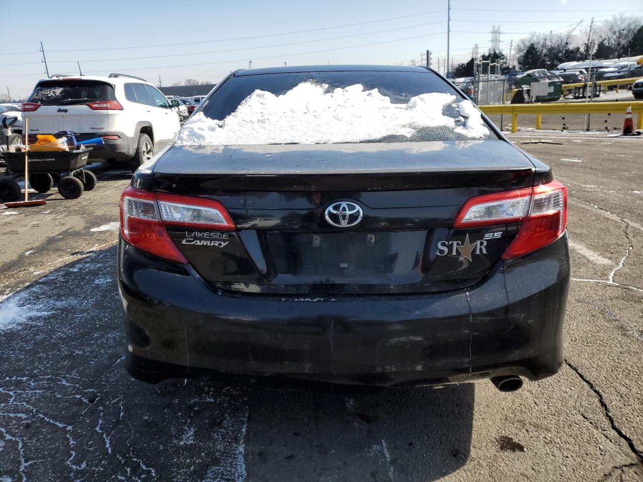2014 Toyota Camry VIN 4T1BF1FK8EU800935 Copart auction photo, front end / hail damage thumbnail 6
