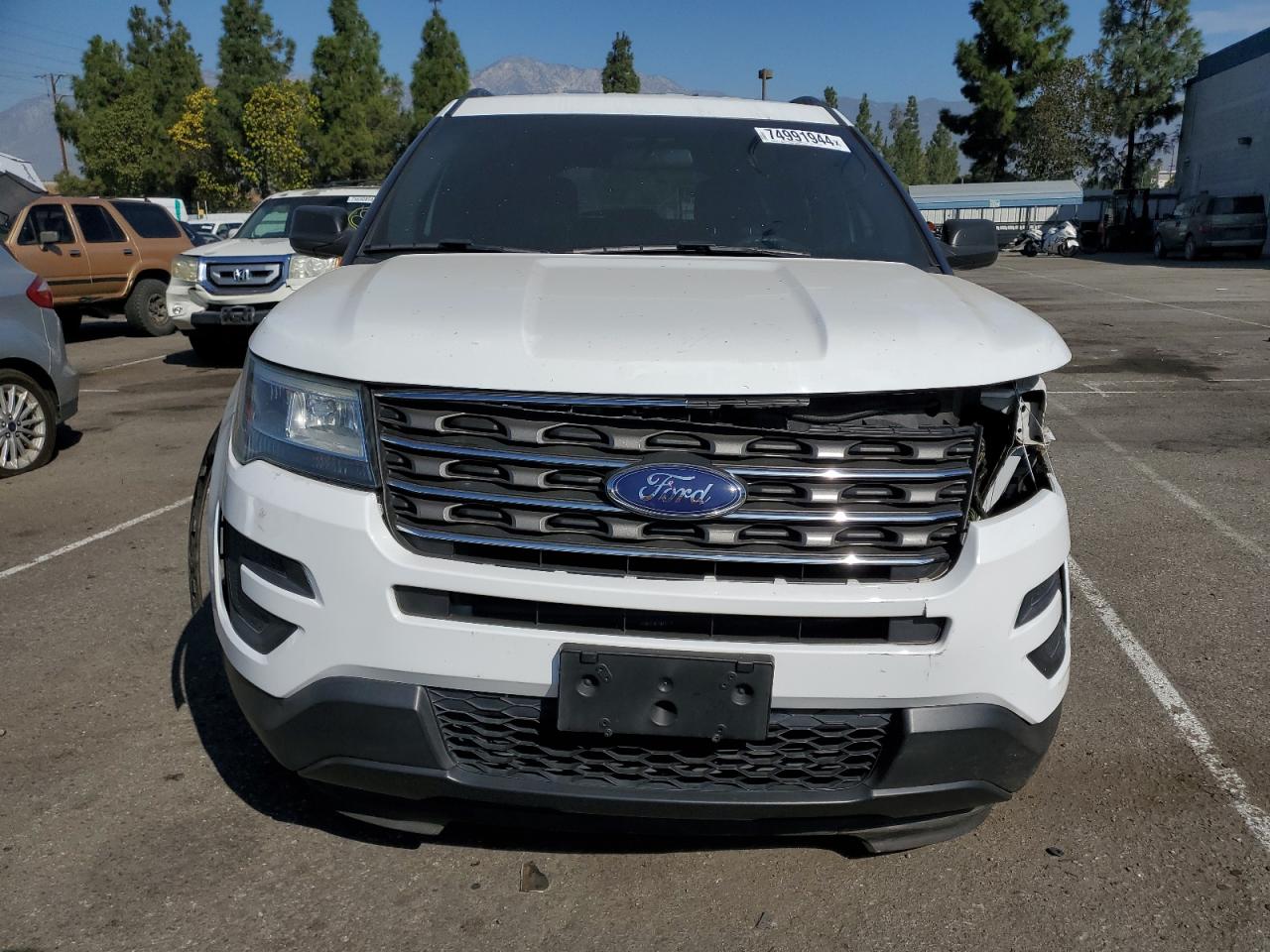 2016 Ford Explorer VIN 1FM5K7BH4GGB72718 Copart auction photo, front end damage thumbnail 5