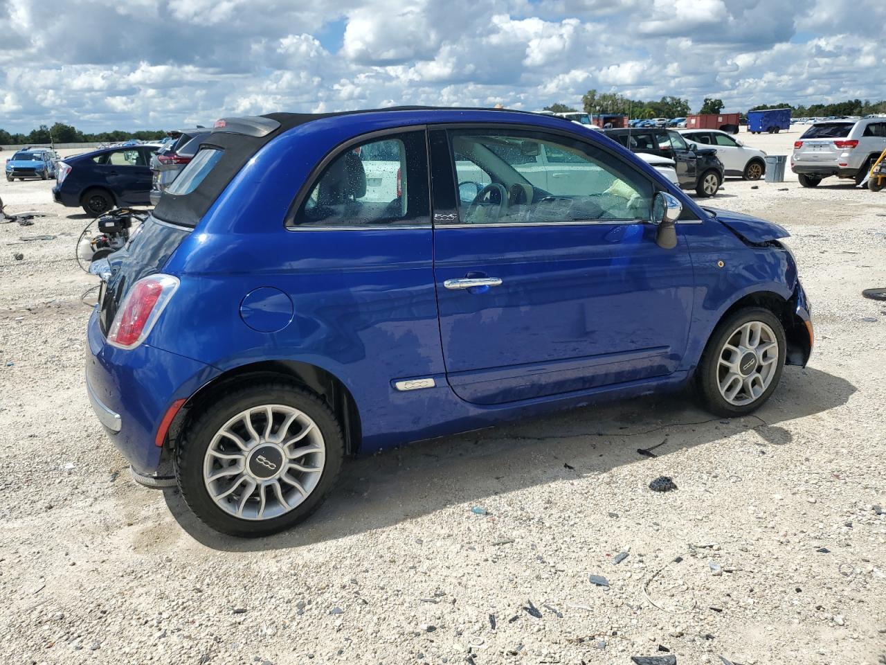 2012 Fiat 500 VIN 3C3CFFER1CT148952 Copart auction photo, front end damage thumbnail 3