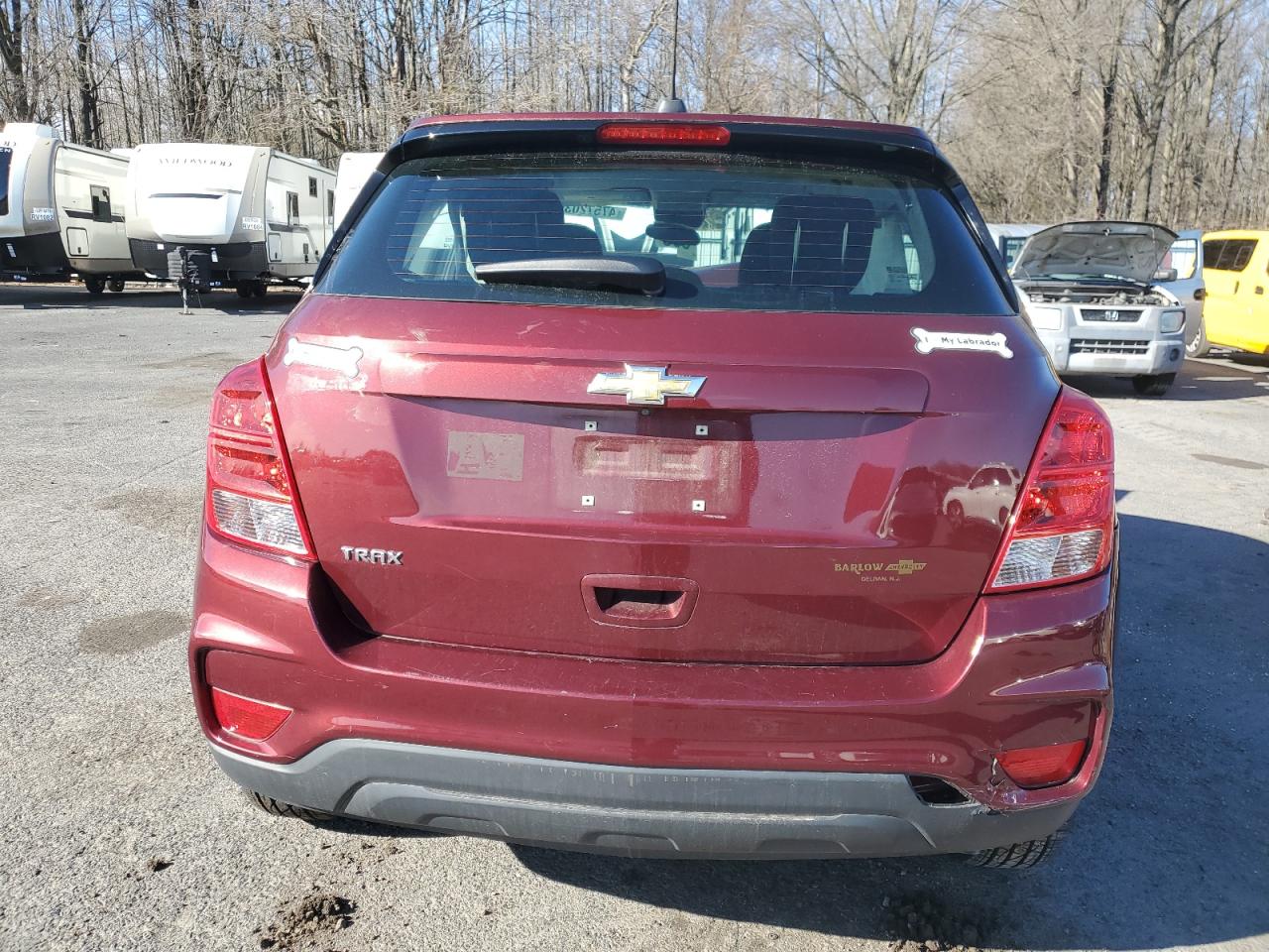 2017 Chevrolet Trax VIN 3GNCJKSB6HL177615 Copart auction photo, front end damage thumbnail 6