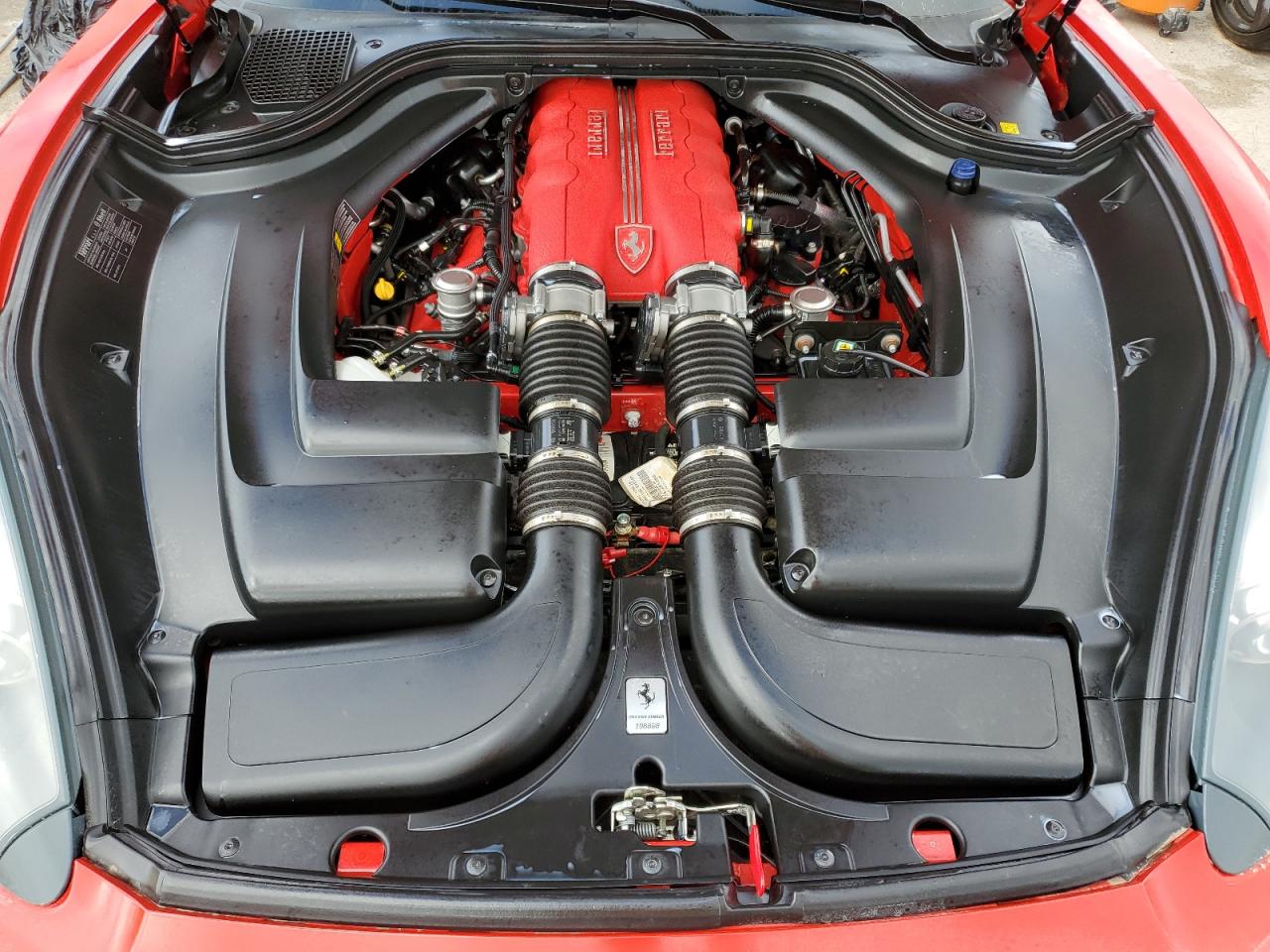 2014 Ferrari California VIN ZFF65TJA3E0196898 Copart auction photo, water/flood damage thumbnail 11